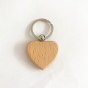 Wooden Handicrafts Blank Wooden Key Chain