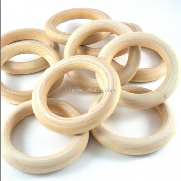 3 inch Unfinished Wooden Rings For Inspired Crafts