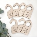 New Product Custom Wooden Baby Closet Dividers Baby Birthday Gifts