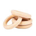 Wooden Rings Circle Craft, Ring Pendant and Connectors Jewelry Making