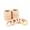 Wooden Rings Circle Craft, Ring Pendant and Connectors Jewelry Making