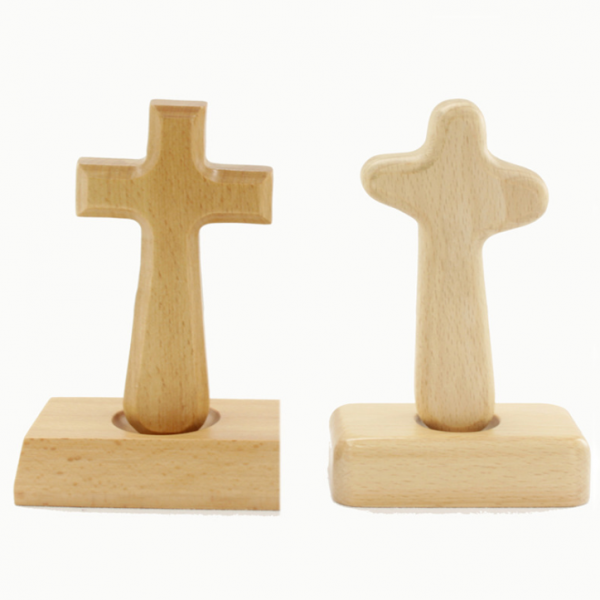 christian decor high quality stand wooden cross