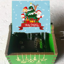 Custom wooden  Holiday gifts  music box