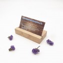 Customized Pine Wood Business Card Holder