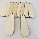 50 pieces of unfinished wooden earring decoration accessories are blank pieces of wood