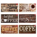 wooden kitchen decor Coffee sign wooden plaque