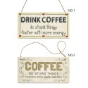 wooden kitchen decor Coffee sign wooden plaque