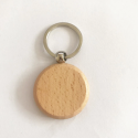 Wooden Handicrafts circle Blank Wooden Key Chain