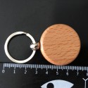 Wooden Handicrafts circle Blank Wooden Key Chain