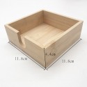 Wooden blank  bamboo coasters with box