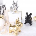 Custom manufacturer cute ceramic animal dog shape coin piggy bank