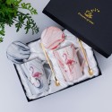 European-style event gifts marbled ceramic marriage couples cup