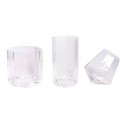 Diamond-shaped glass creative wine whiskey household crystal beer glass