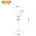 Gold rim cocktail lead-free crystal grape glass wine diamond-wrapped champagne goblet