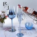 modern minimalist creative crystal glass blue starry sky tall red wine champagne cup