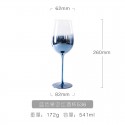 modern minimalist creative crystal glass blue starry sky tall red wine champagne cup