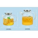 high temperature resistant and explosion-proof transparent Cold water large capacity glass juice jug