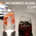 Manufacturer Nordic creative heat-resistant glass water drop flower tea green tea juice cup