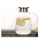 Wholesale heat-resistant high borosilicate household large-capacity cold glass juice kettle