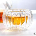 Factory wholesale Double Kung Fu Heat-resistant small glass tea cup