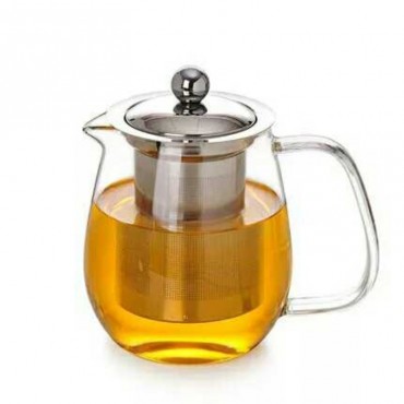 glass stainless steel filter liner heating tea maker thick heat-resistant Kungfu tea set transparent teapot