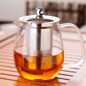 glass stainless steel filter liner heating tea maker thick heat-resistant Kungfu tea set transparent teapot