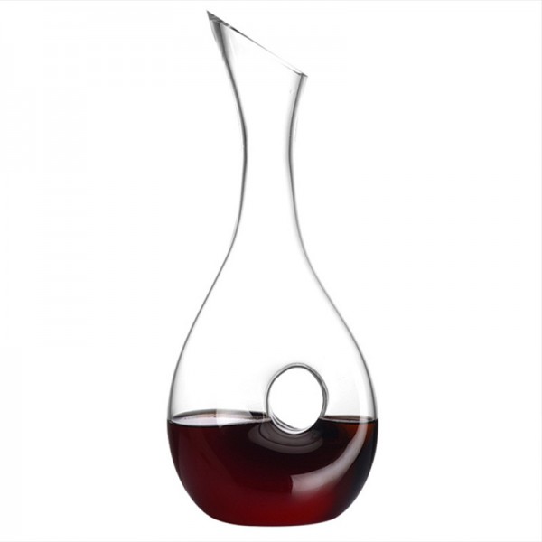 European-style lead-free crystal glass hollow red wine decanter household wine dispenser personality jug