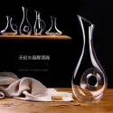 European-style lead-free crystal glass hollow red wine decanter household wine dispenser personality jug