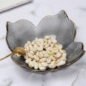 Petals Irregular Household Glass Fruit Salad Breakfast Ice Cream Dessert Bowl