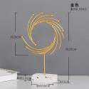 Nordic style ins creative light luxury metal ornaments