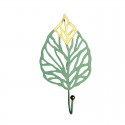 Creative mini hanging list green gold free perforated door window small wall coat hook