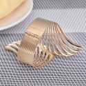 wholesale European wedding table set metal buckle napkin ring