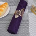 wholesale European wedding table set metal buckle napkin ring