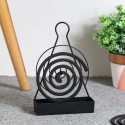 Nordic simple creative summer artifact iron spiral portable mosquito coil storage tray