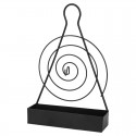 Nordic simple creative summer artifact iron spiral portable mosquito coil storage tray