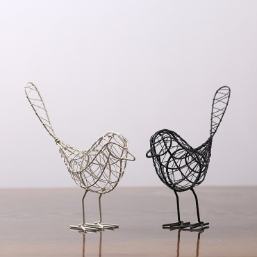 Wrought iron simple bird hand-made creative craft gift photography props