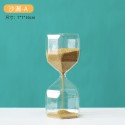 crafts home decoration Nordic style gold bead time glass hourglass