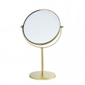 Nordic wholesale desktop wrought iron makeup home girl dressing diamond golden mirror