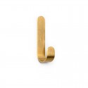 Brass nail-free Nordic golden wall strong adhesive kitchen bathroom load-bearing seamless coat hook