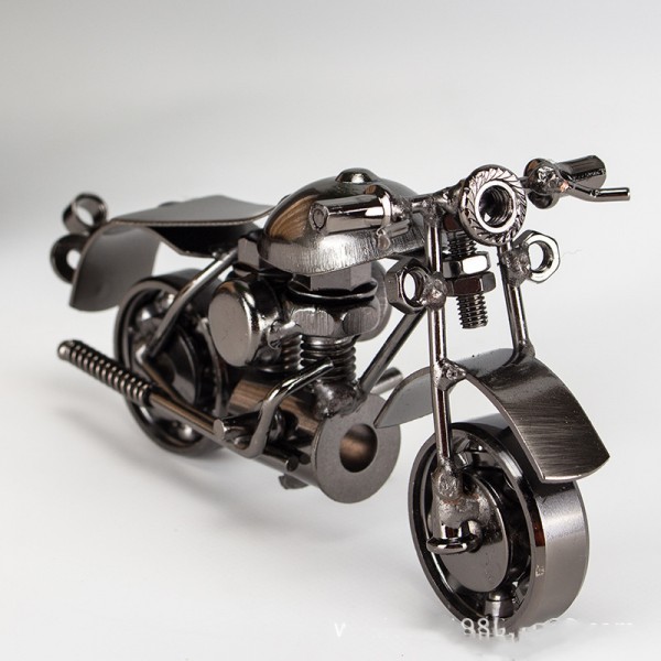 personality creative crafts modern home decoration Iron motorcycle model